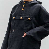 Brain Dead Denim Smock, Black