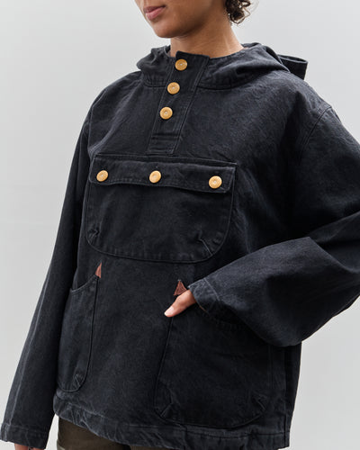 Brain Dead Denim Smock, Black