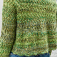 Brain Dead Isa Scalloped Cardigan, Green Multi