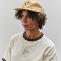 Brain Dead Logohead Hat, Ochre