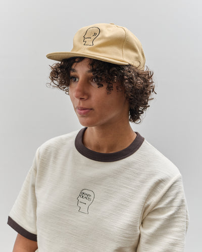 Brain Dead Logohead Hat, Ochre