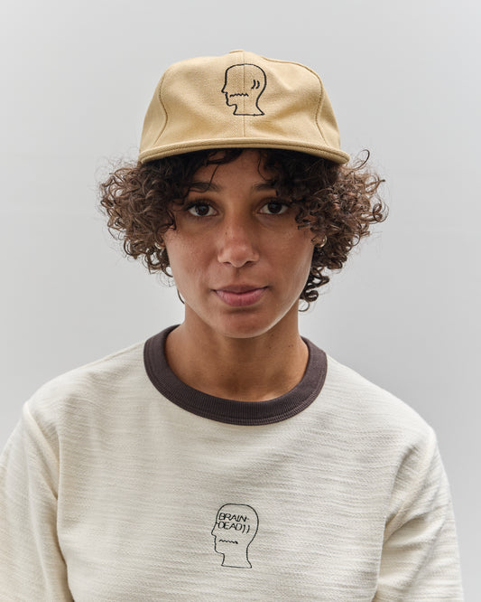 Brain Dead Logohead Hat, Ochre