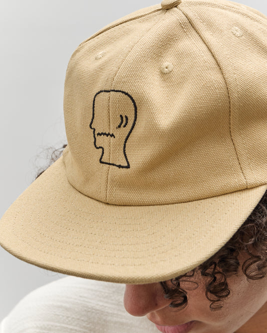 Brain Dead Logohead Hat, Ochre