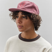 Brain Dead Logohead Hat, Raspberry