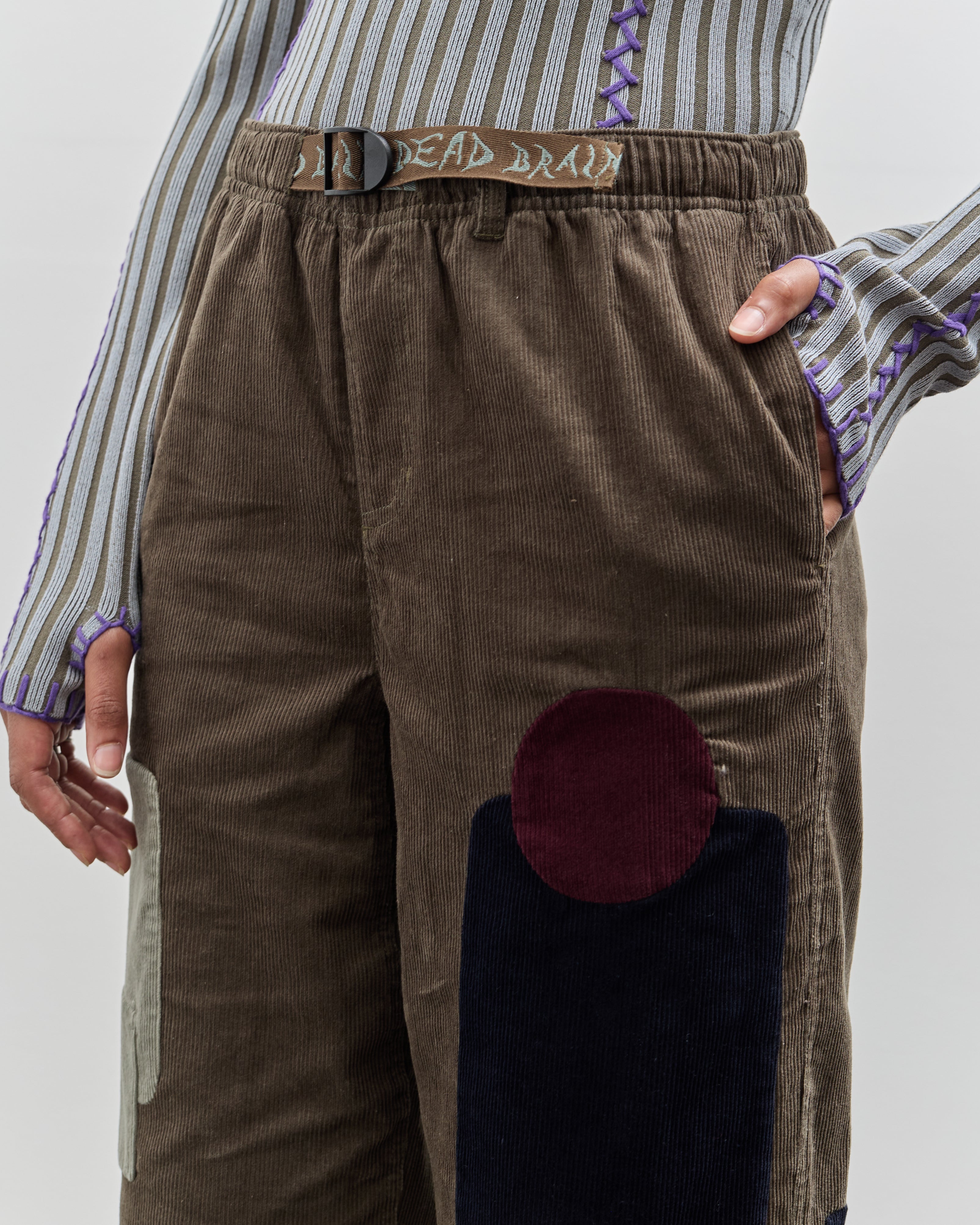 Brain Dead Patchwork Cord Climber Pant, Asphalt – Glasswing
