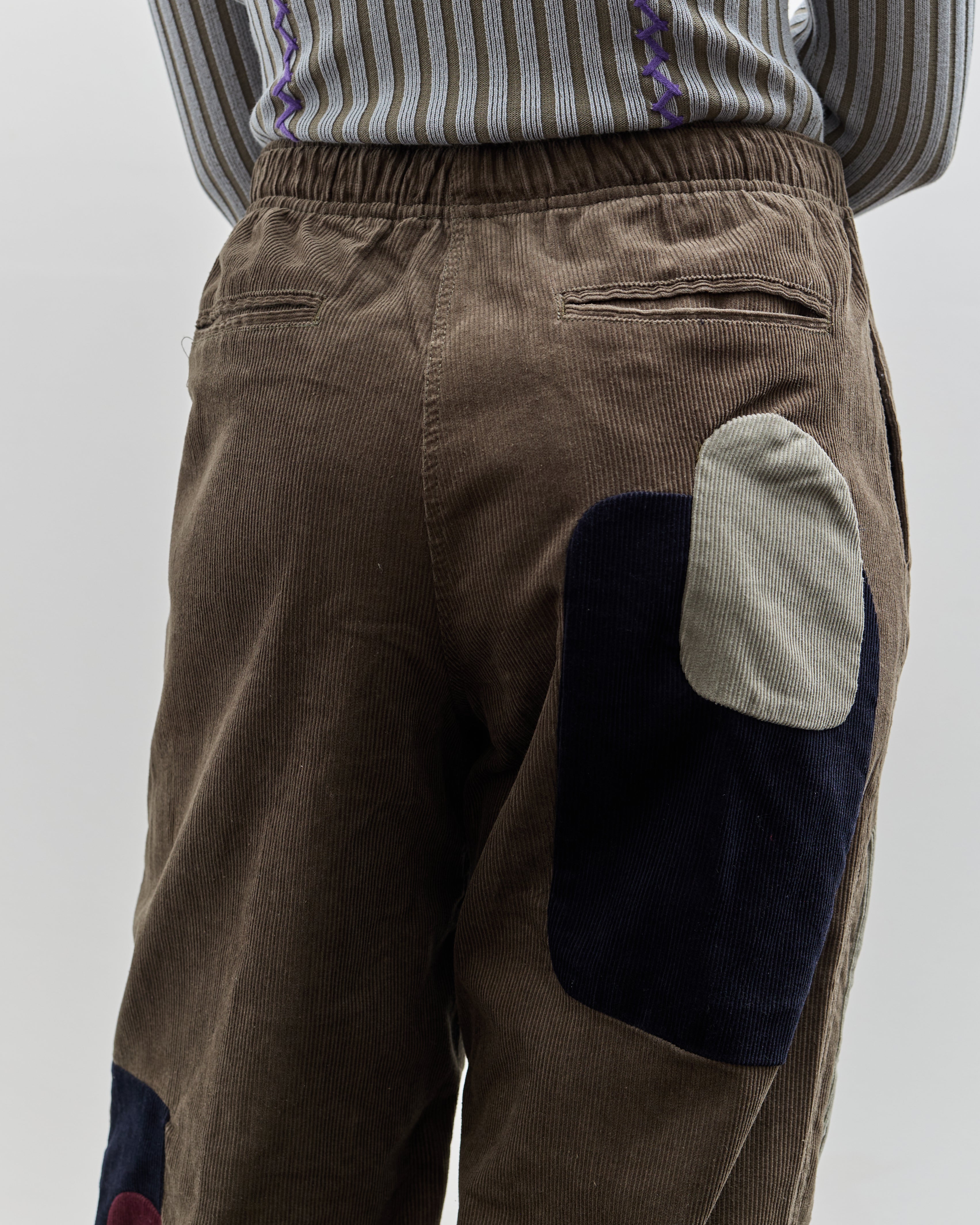 Brain Dead Patchwork Cord Climber Pant, Asphalt – Glasswing
