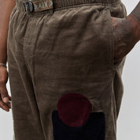 Brain Dead Unisex Patchwork Cord Climber Pant, Asphalt