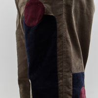 Brain Dead Unisex Patchwork Cord Climber Pant, Asphalt