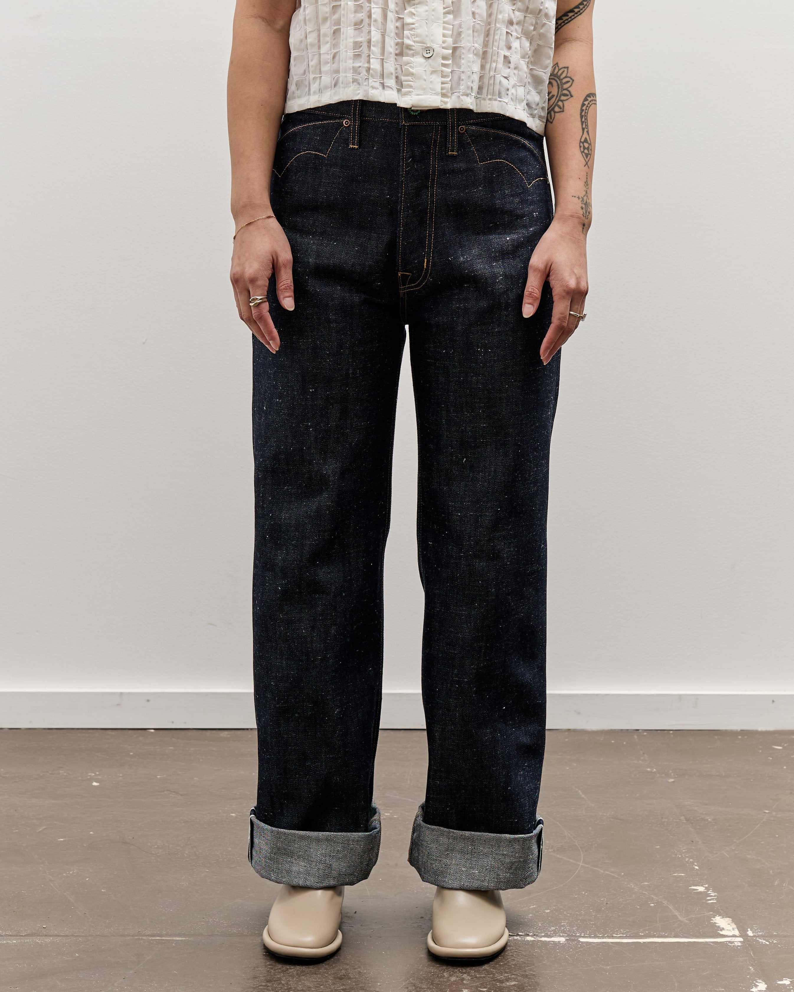 Brain Dead Type 00: 14 oz Hemp Blend Denim, Indigo – Glasswing