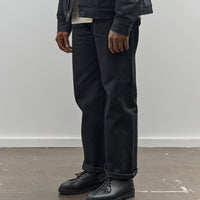 Brain Dead Type 00: 13.2oz Selvedge Denim, Solid Black