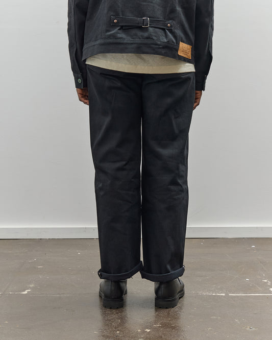 Brain Dead Type 00: 13.2oz Selvedge Denim, Solid Black