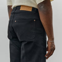 Brain Dead Type 00: 13.2oz Selvedge Denim, Solid Black