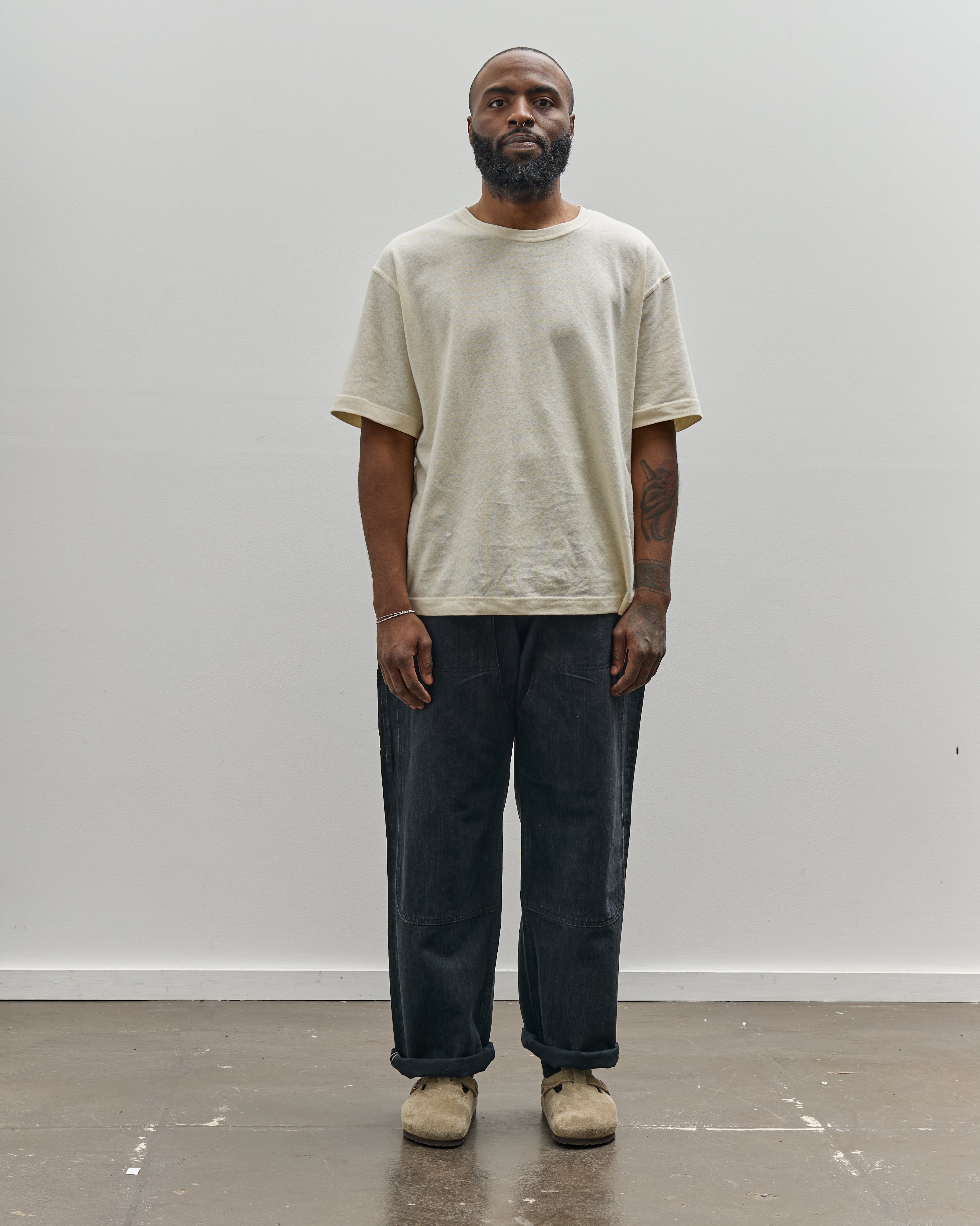 Brain Dead Type 02: 13.2oz Selvedge Denim, Washed Black – Glasswing