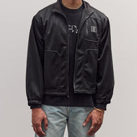 Brain Dead Tennis Zip Jacket Unisex, Black