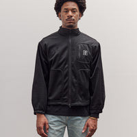 Brain Dead Tennis Zip Jacket Unisex, Black