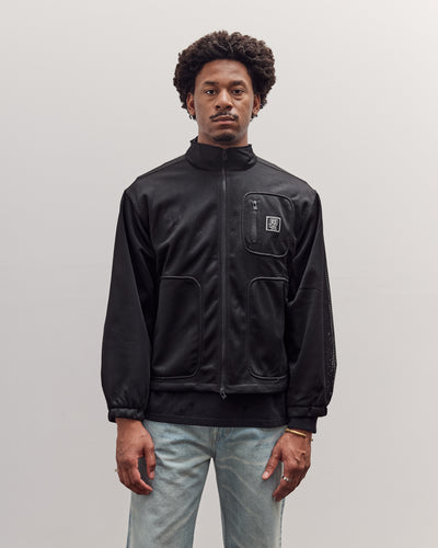 Brain Dead Tennis Zip Jacket Unisex, Black