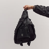 Single Strap Backpack, Black