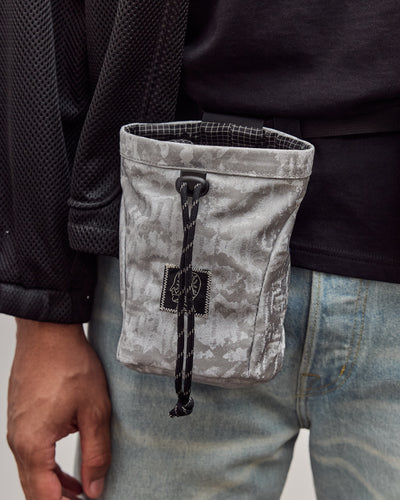 Mini Chalk Bag, Silver Camo
