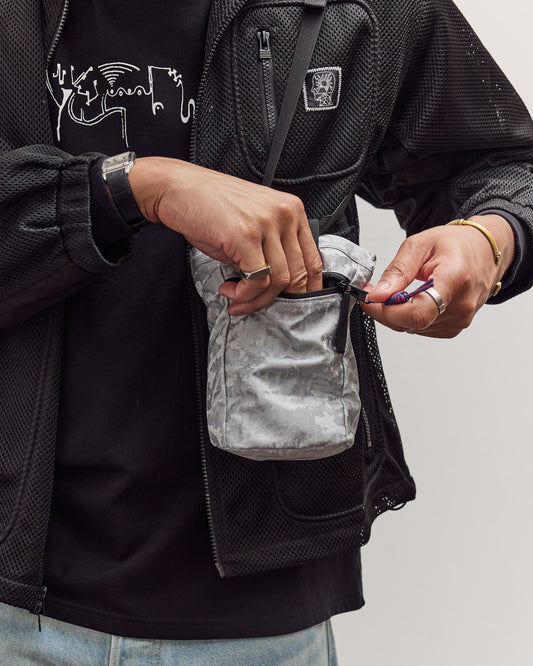 Mini Chalk Bag, Silver Camo