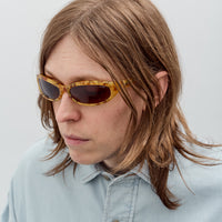 Bingo Post Modern Primitive Eye Protection - Amber Tortoise