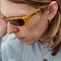 Bingo Post Modern Primitive Eye Protection - Amber Tortoise