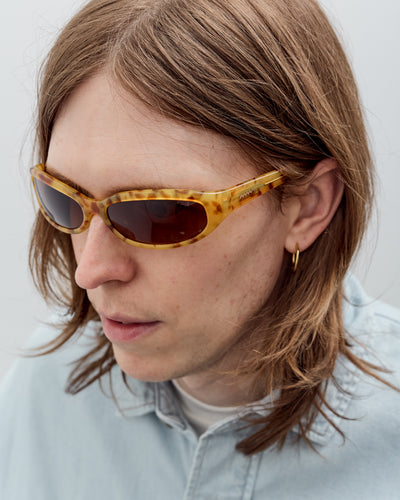 Bingo Post Modern Primitive Eye Protection - Amber Tortoise