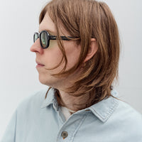 Newman Post Modern Primitive Eye Protection - Black/Lt. Green