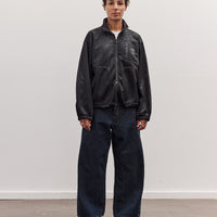 Brain Dead Tennis Zip Jacket, Black