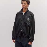 Brain Dead Tennis Zip Jacket, Black