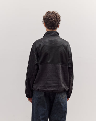 Brain Dead Tennis Zip Jacket, Black