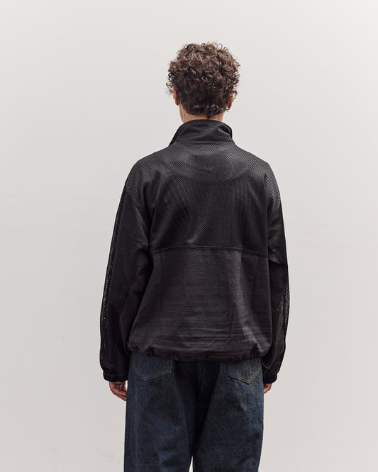 Brain Dead Tennis Zip Jacket, Black