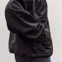 Brain Dead Tennis Zip Jacket, Black