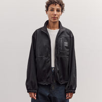 Brain Dead Tennis Zip Jacket, Black