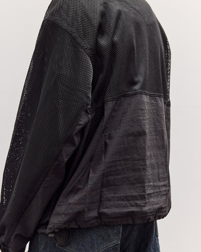 Brain Dead Tennis Zip Jacket, Black