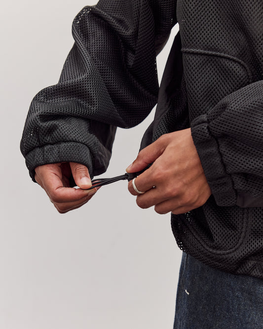 Brain Dead Tennis Zip Jacket, Black