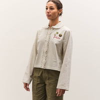 Brain Dead Bad Apple Button Up Shirt, Natural