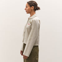 Brain Dead Bad Apple Button Up Shirt, Natural