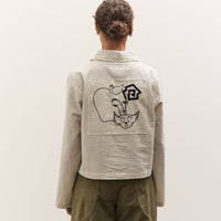 Brain Dead Bad Apple Button Up Shirt, Natural