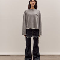Brain Dead Boxy French Terry Sweatshirt, Heather Grey