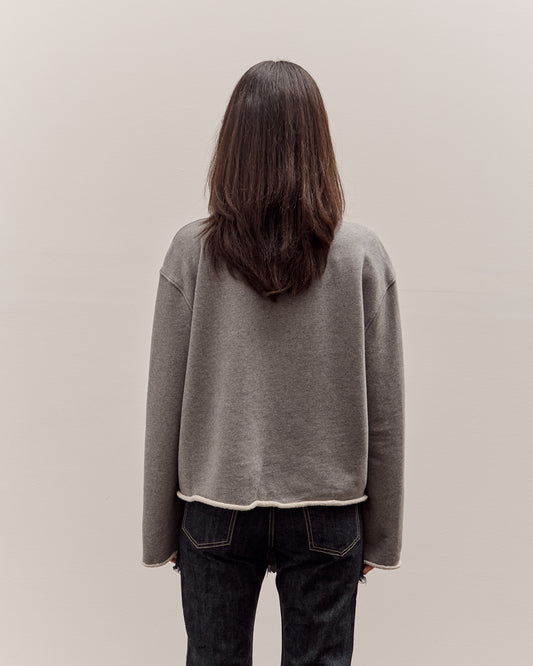 Brain Dead Boxy French Terry Sweatshirt, Heather Grey