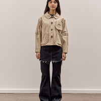 Brain Dead Boxy Ruffle Jacket , Natural