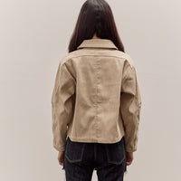 Brain Dead Boxy Ruffle Jacket , Natural