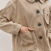 Brain Dead Boxy Ruffle Jacket , Natural