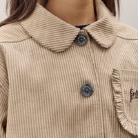 Brain Dead Boxy Ruffle Jacket , Natural