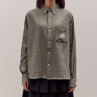 Brain Dead Brooks Brothers California Check Oxford Shirt, Green
