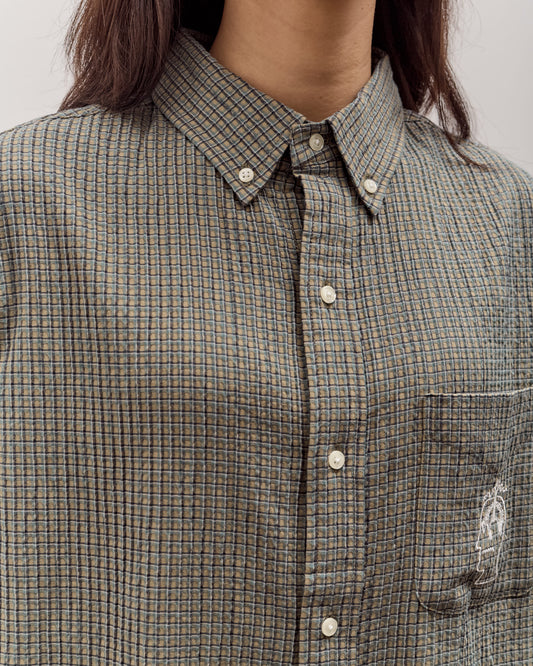 Brain Dead Brooks Brothers California Check Oxford Shirt, Green