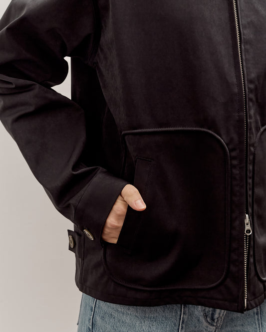 Brain Dead Brooks Brothers California Harrington Jacket, Black