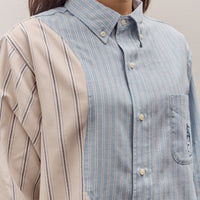 Brain Dead Brooks Brothers California Panel Oxford Button Up, Light Blue