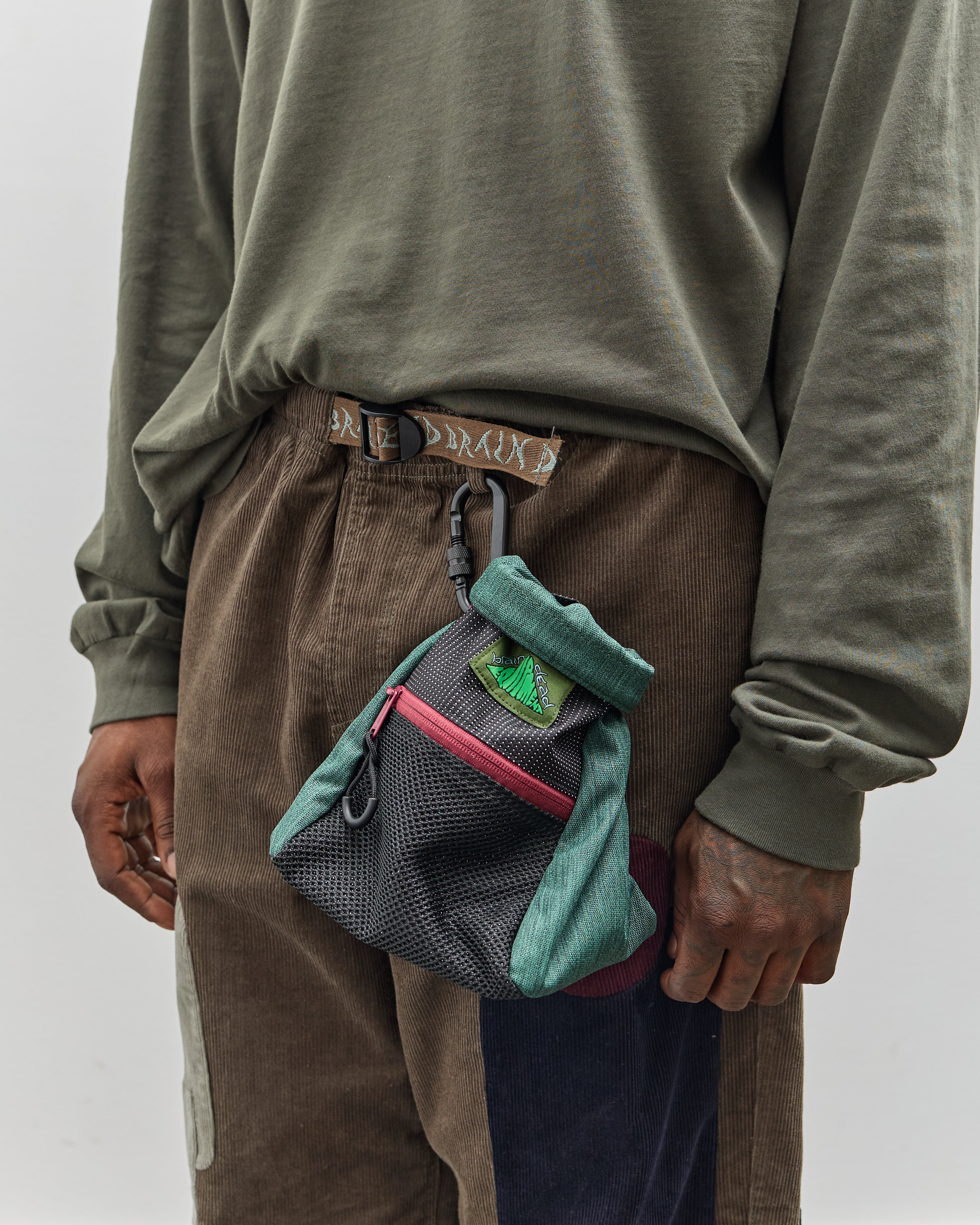 バッグ Brain dead EQUIPMENT CINCHED CHALK BAG Brain Dead Equipment Cinched Chalk Bag