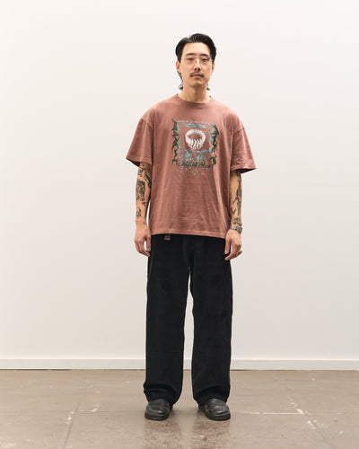 Brain Dead Endless Construction T-Shirt Unisex, Nutmeg